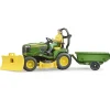 Tracteur tondeuse John Deere bworld - Bruder