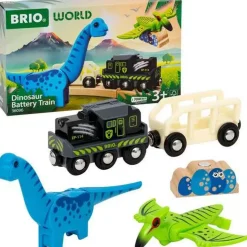 Train à piles : Dinosaures - Brio