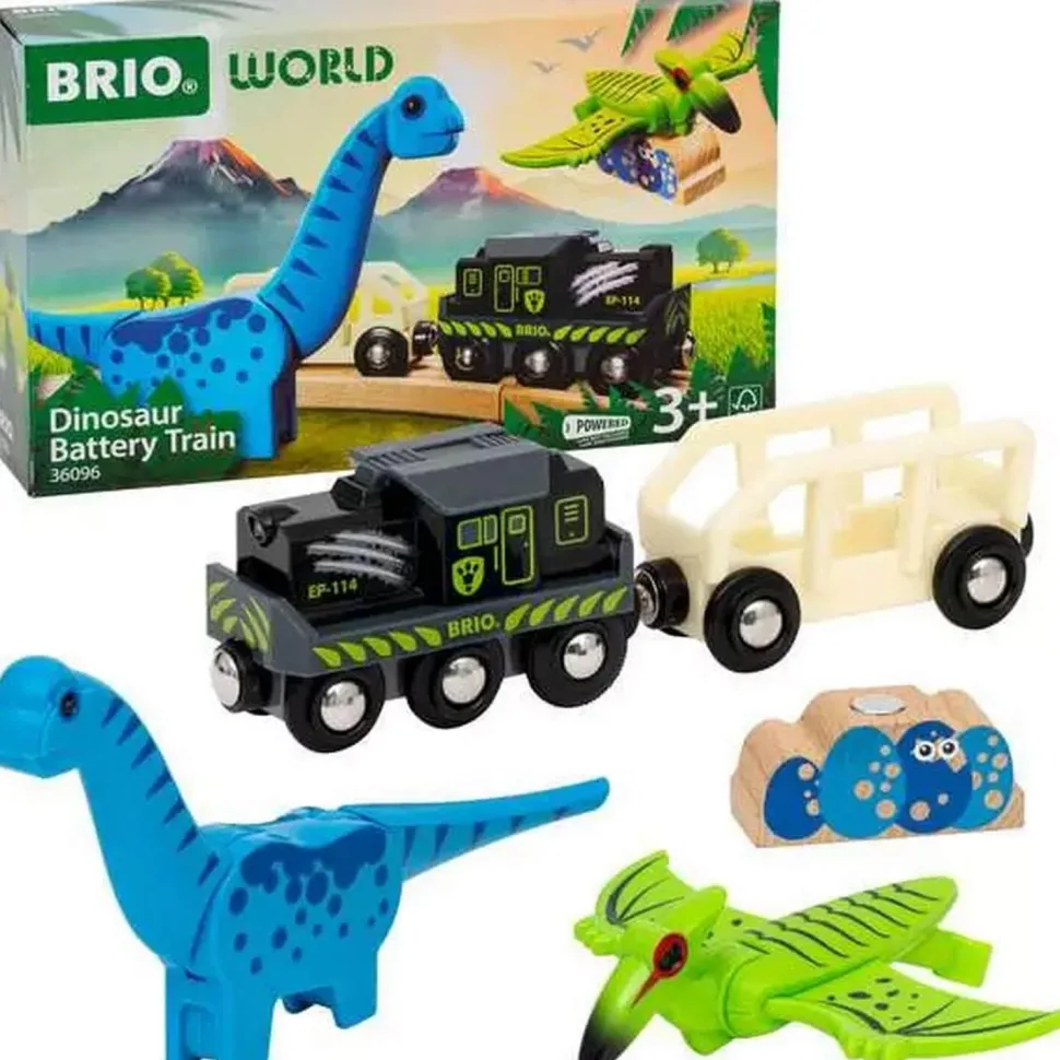 Train à piles : Dinosaures - Brio