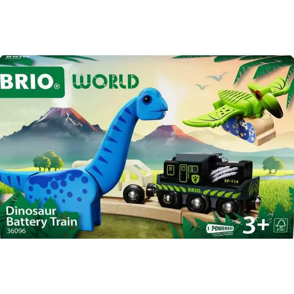 Train à piles : Dinosaures - Brio