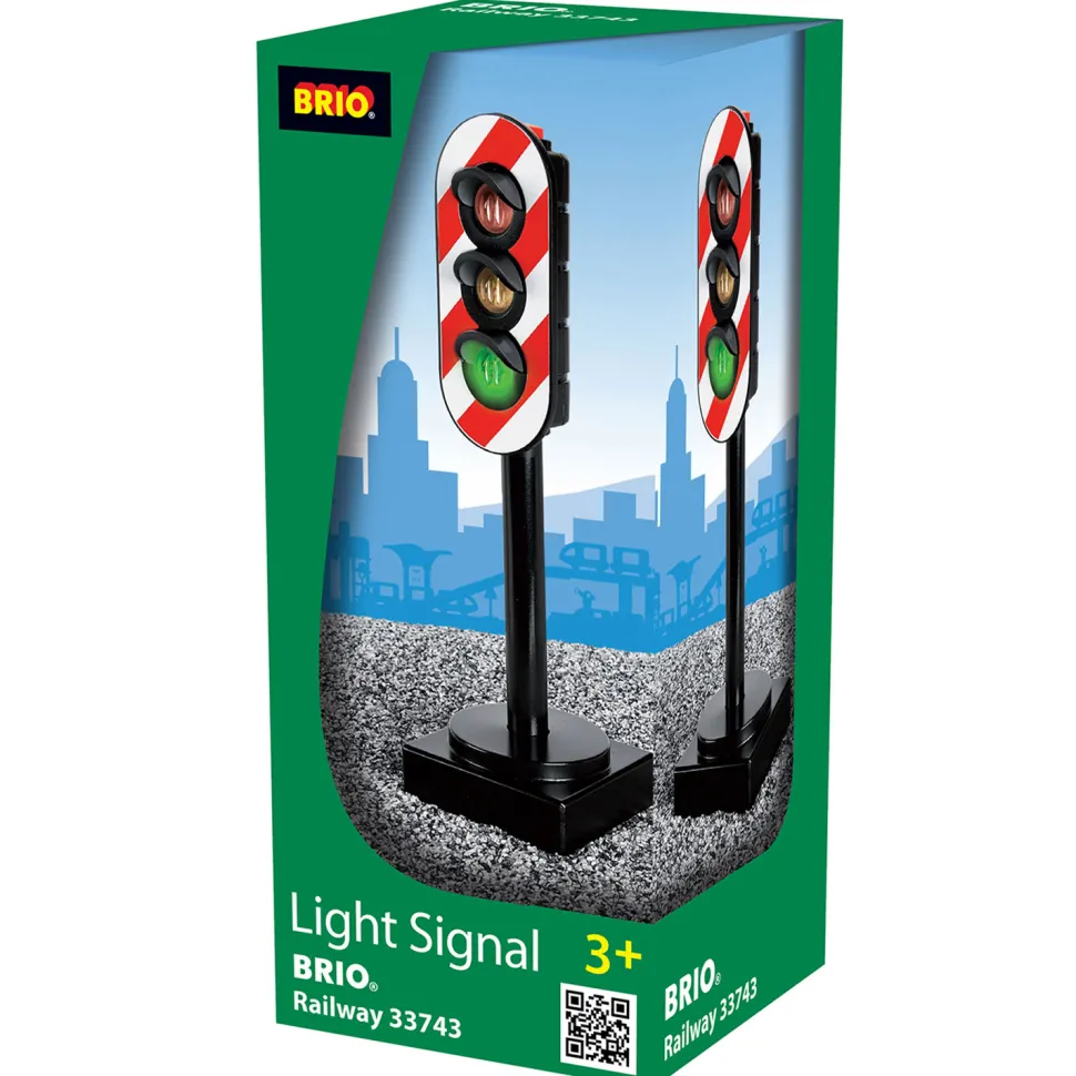 Train Brio : Accessoires : Feux tricolores lumineux - Brio