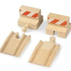 Train Brio : Coffret rails : montée et butoirs d'arrêt - Brio