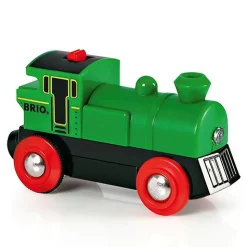 Train Brio : Locomotive à pile bi direction verte - Brio
