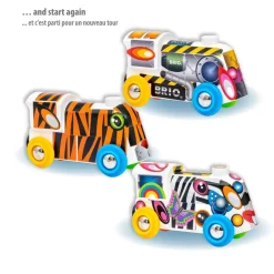 Train Brio : Locomotive en bois à décorer - Brio