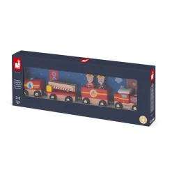 Train Pompiers en Bois - Story - Janod