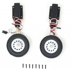 Train principal électrique complet Rafale EDF 80mm - FMS