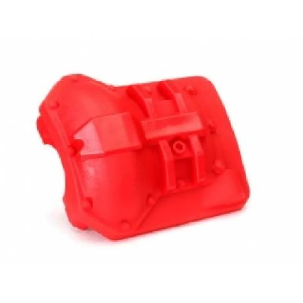 Traxxas Couvercle de différentiel avant ou arrière (rouge) - Traxxas