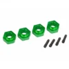 Traxxas Hexagone De Roue 12 Mm - Trx-4 Alu Anodise Vert - Traxxas