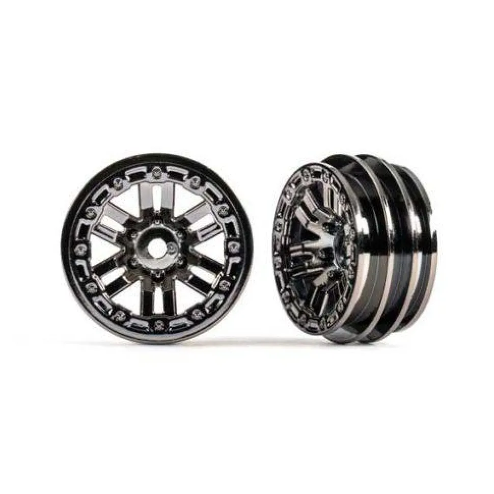 Traxxas Jante 1.1 Chromées Noires (par 2) TRX-4M - Traxxas
