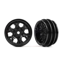 Traxxas Jante 1.0 Noires (par 2) TRX-4M - Traxxas