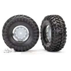 Traxxas Pneus et roues assemblés collés Canyon Trail 4.6x1.9" (nécessite 8255A) - Traxxas
