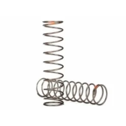 Traxxas Ressorts amortisseurs (finition naturelle) (GTS) (taux de 0,39, bande orange) (2) - Traxxas