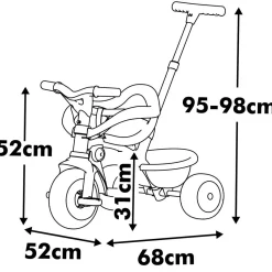 Tricycle Be Move Confort Beige - Smoby