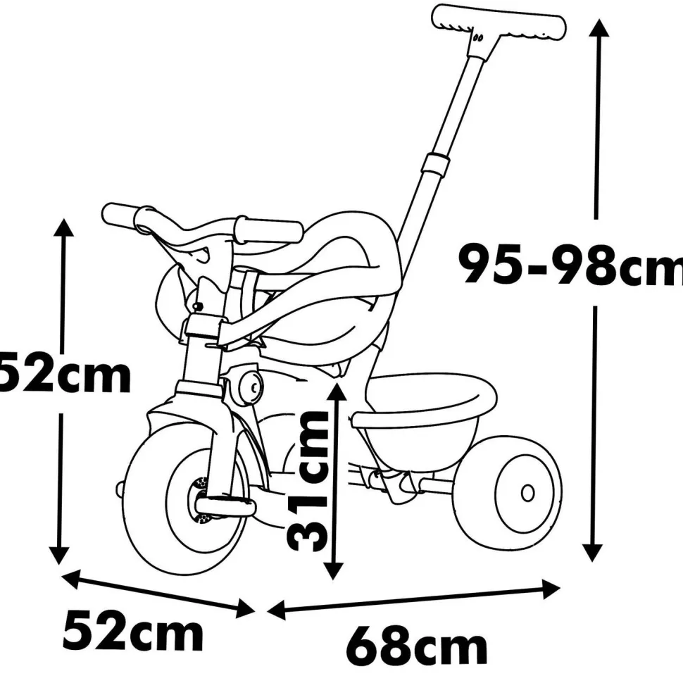 Tricycle Be Move Confort Beige - Smoby