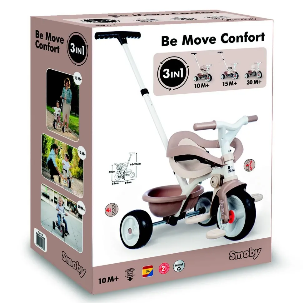 Tricycle Be Move Confort Beige - Smoby