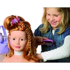 Tête à coiffer et à maquiller - Cheveux roux - Gotz