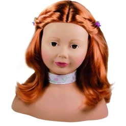 Tête à coiffer et à maquiller - Cheveux roux - Gotz