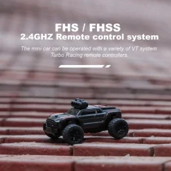 TURBO RACING MICRO MONSTER TRUCK RTR 1/76ÈME NOIR - Turbo Racing