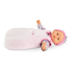 Turbulette Peluche Rose pour poupon 30 cm - Corolle