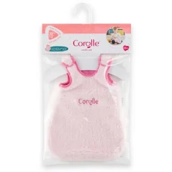 Turbulette Peluche Rose pour poupon 30 cm - Corolle