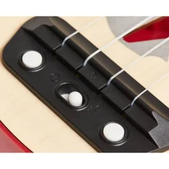 Ukulele électrique avec apprentissage interactif rouge - Hape