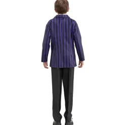 Uniforme Garçon dans Mercredi © noir/violet - enfant - RueDeLaFete