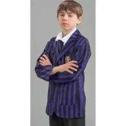 Uniforme Garçon dans Mercredi © noir/violet - enfant - RueDeLaFete