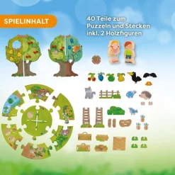 Unives du jeu Puzzle 3D Le verger - Haba