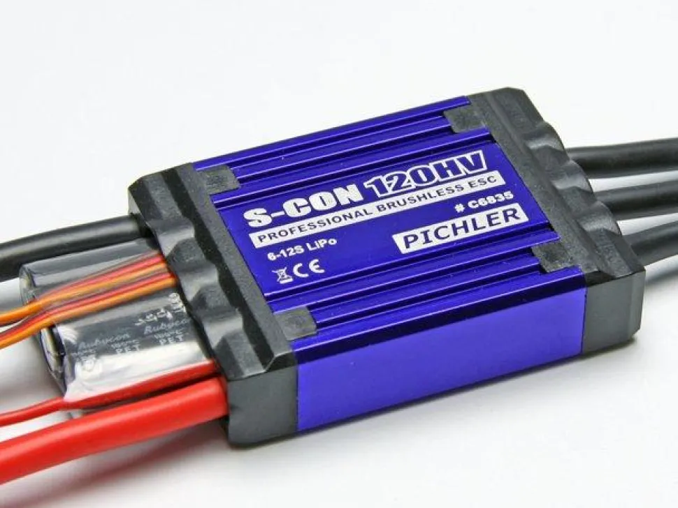 Variateur brushless S-CON 120HV - Pichler - Pichler