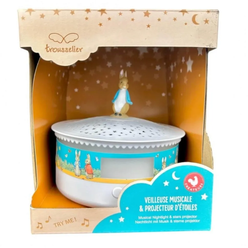 Veilleuse - Projecteur d'Étoiles Pierre Lapin© - Trousselier