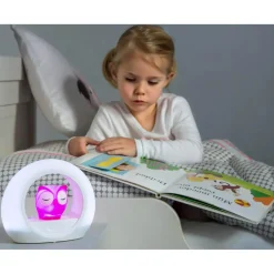 Veilleuse Lou le Hibou Anti-Pleurs - Rose - Zazu