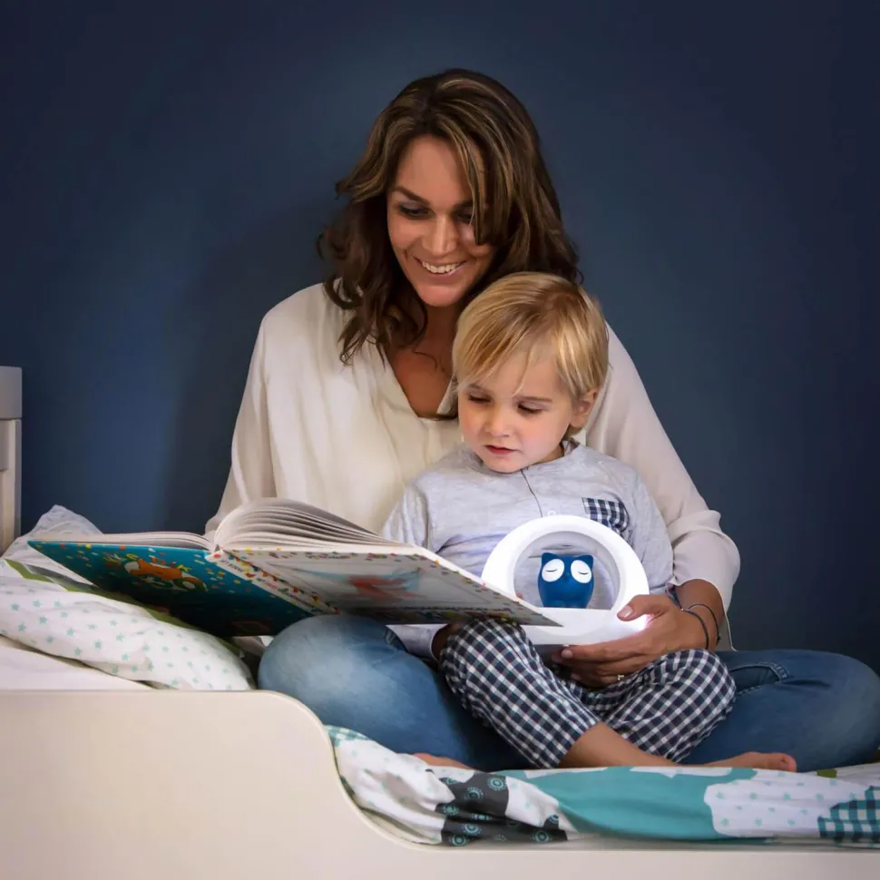 Veilleuse Lou le Hibou Anti-Pleurs - Bleu - Zazu