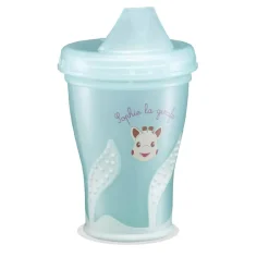 Verre d'apprentissage anti-fuite Sophie la girafe - Vulli