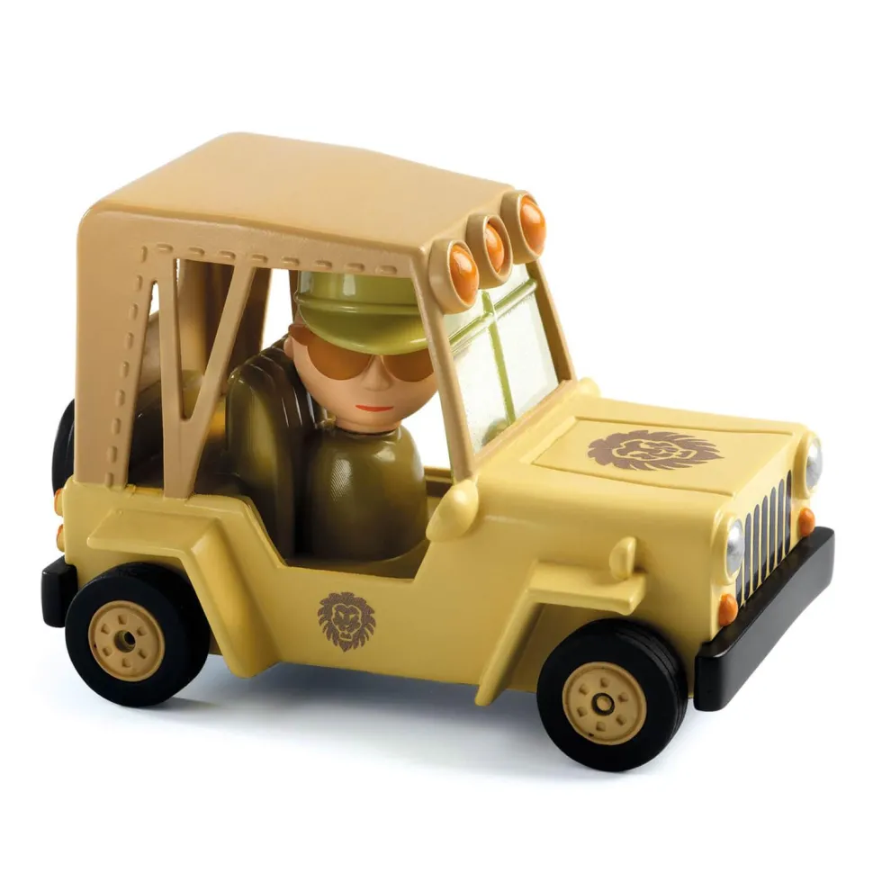 Véhicule Crazy Motors : Lion Safari - Djeco
