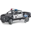 Véhicule de police : Pickup RAM 2500 avec figurine - Bruder
