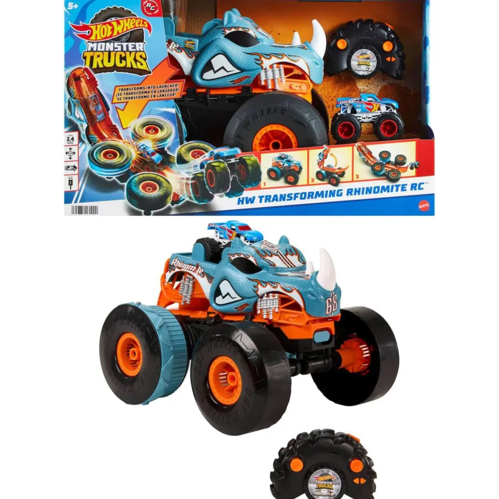 Véhicule Hot Wheels Radiocommandé : Rhinomite Transformable - Hot Wheels