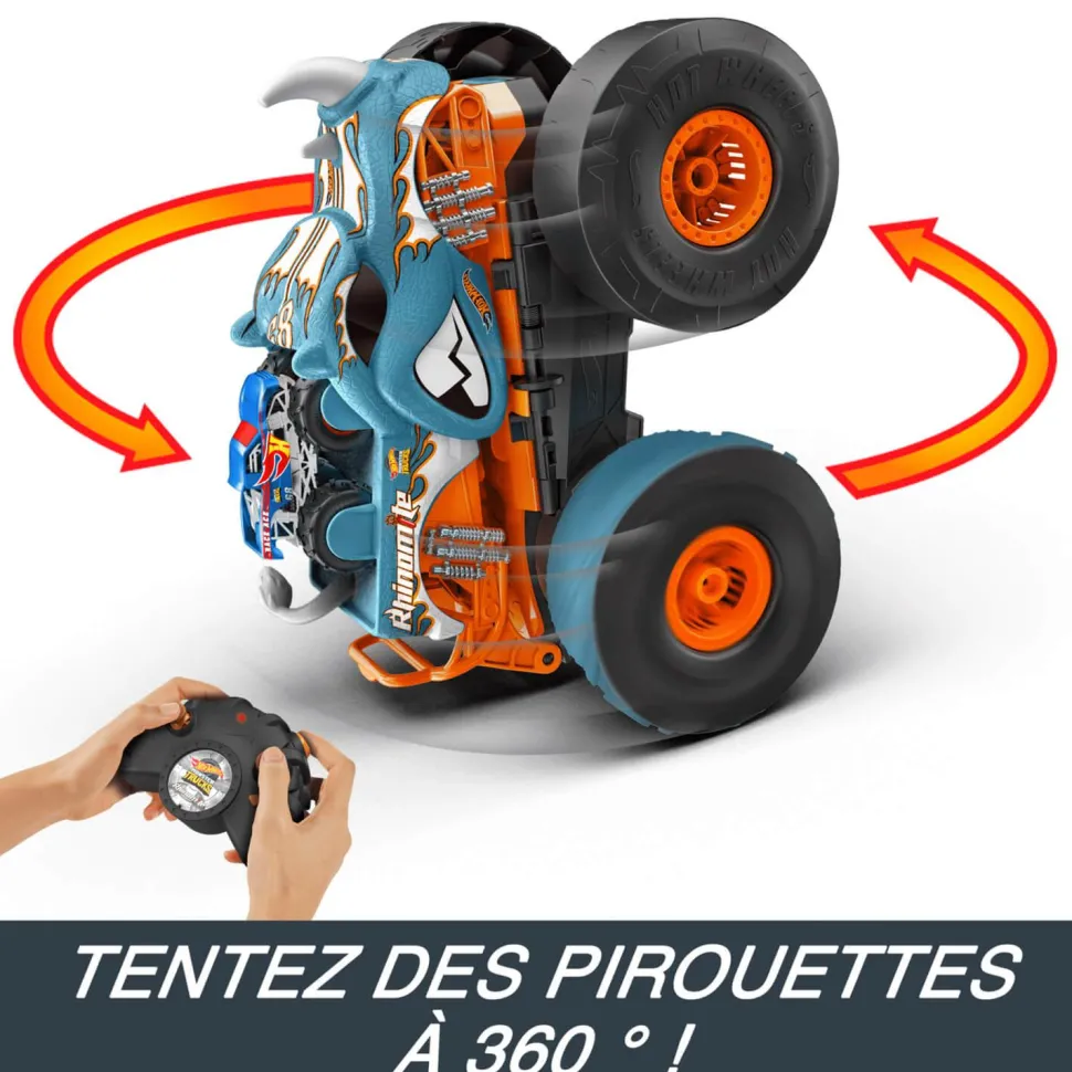 Véhicule Hot Wheels Radiocommandé : Rhinomite Transformable - Hot Wheels