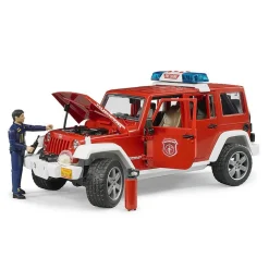 Véhicule pompier Jeep Wrangler Unlimited Rubicon - Bruder
