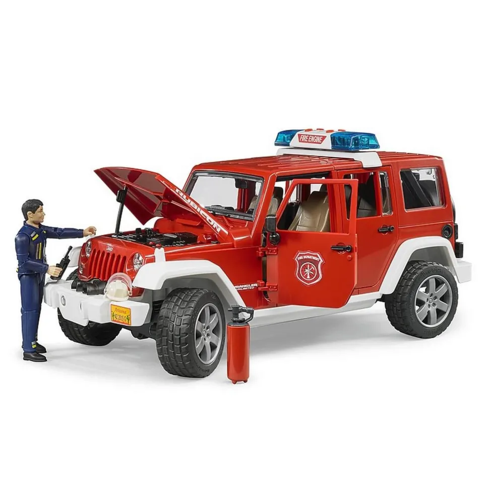 Véhicule pompier Jeep Wrangler Unlimited Rubicon - Bruder