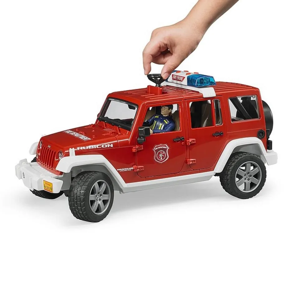 Véhicule pompier Jeep Wrangler Unlimited Rubicon - Bruder