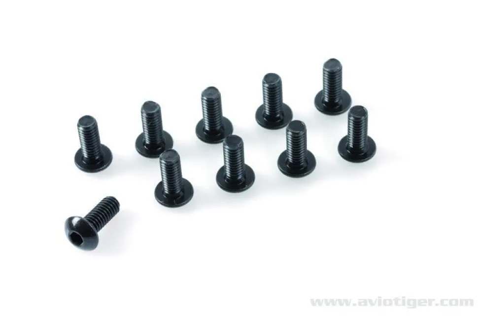 Vis Bombe 6 Pan M4X6 Acier (10) - GF-0103-009 - Gforce