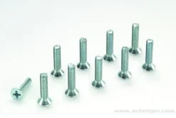 Vis Tete Cone Cruci M3X25 Acier (10) - GF-0171-007 - Gforce