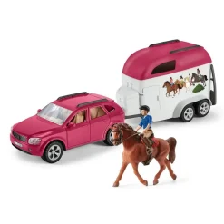 Voiture avec remorque pour chevaux - Schleich
