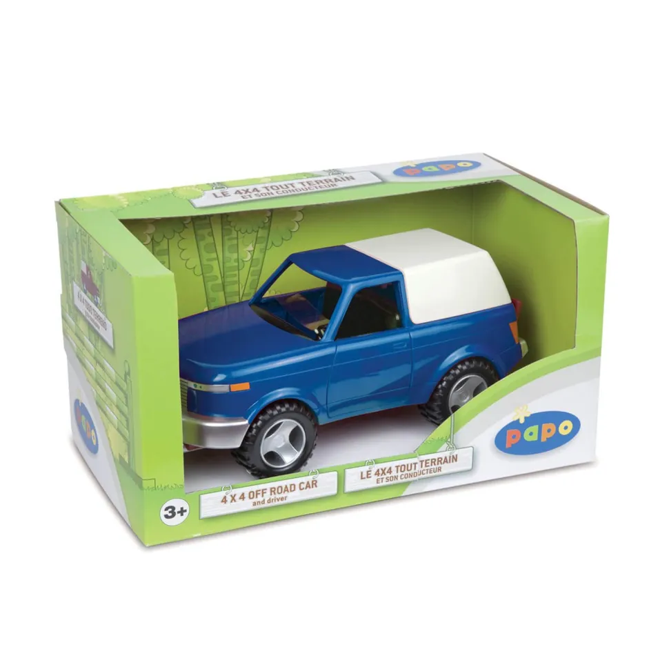 Voiture 4x4 tout terrain avec conducteur - Papo