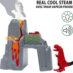 Volcan en éruption et dinosaures - Brio