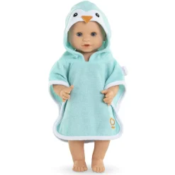 Vêtement pour Grand poupon 36 cm : Cape de bain pingouin - Corolle