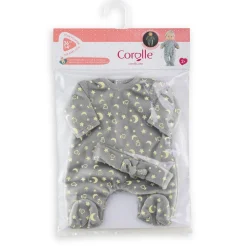 Vêtement pour Grand poupon 36 cm : Pyjama brille dans la nuit et bandeau - Corolle
