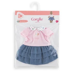 Vêtement pour Grand poupon 36 cm : T-shirt et jupe - Week-end à paris - Corolle