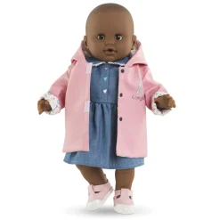 Vêtement pour Grand poupon 36 cm : Ciré réversible - Week-end à paris - Corolle