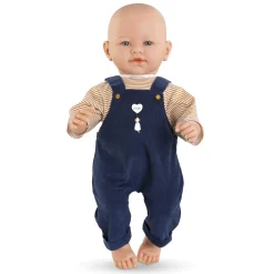 Vêtement pour Grand poupon 42 cm : T-shirt et Salopette marine - Corolle